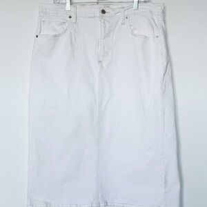 Universal Thread White Midi Skirt